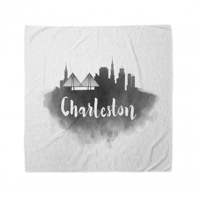 Gezi Bandana Suluboya ile Charleston Şehir Silueti Çizimi