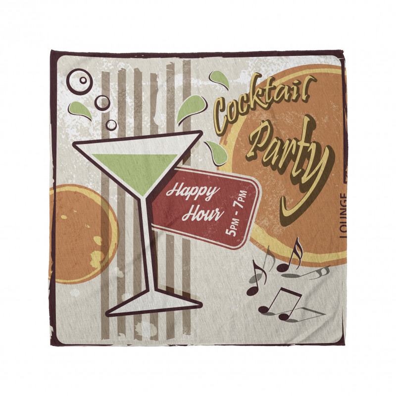 Retro Happy Hour Bandana