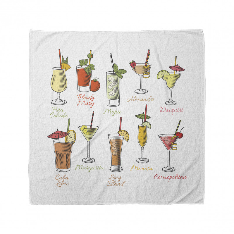 Famous Cocktails Bandana