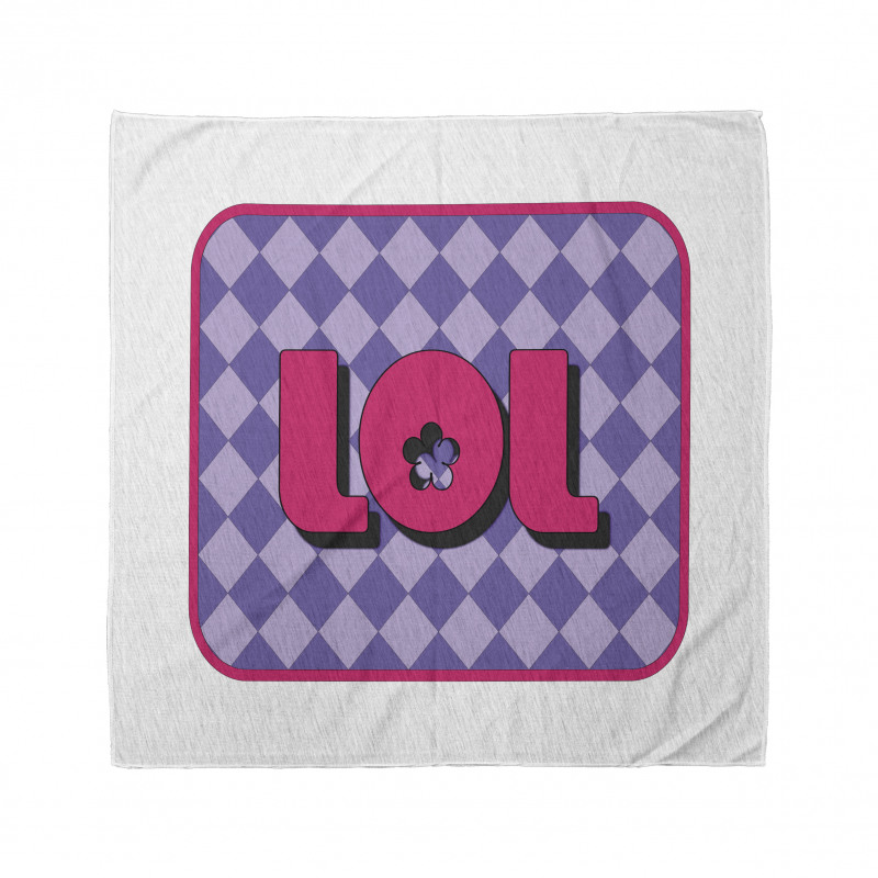 Laugh out Loud Checkered Bandana