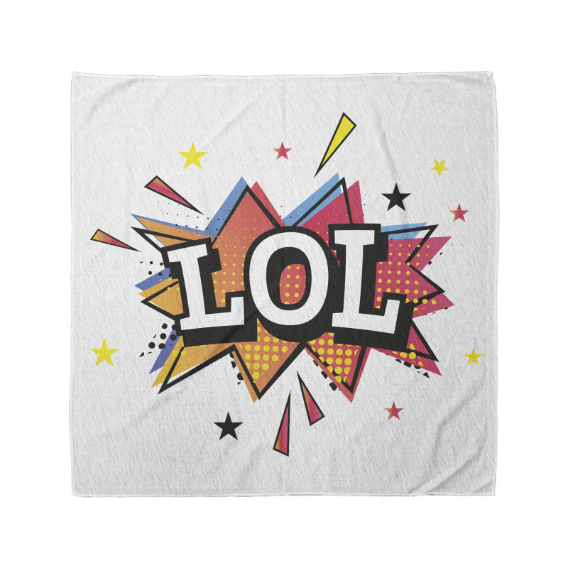 Speech Bubble Colorful Stars Bandana