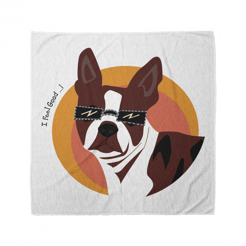 Cool Dog with Sunglasses Bandana