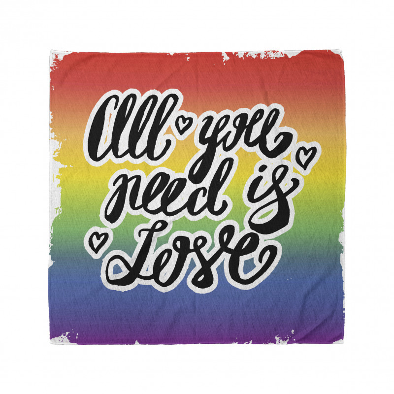 Pride Slogan Bandana