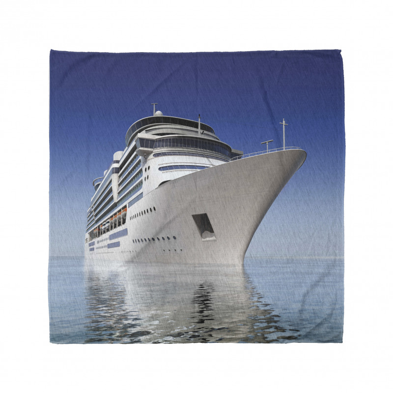 White Ship on the Water Bandana