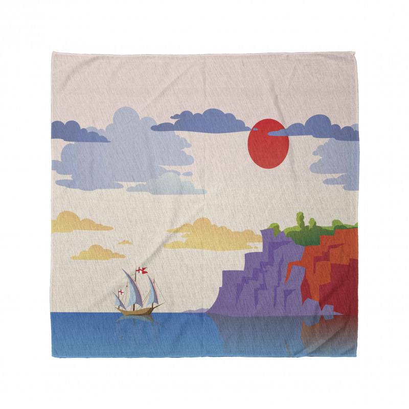 Coastal Landscape Ship Bandana