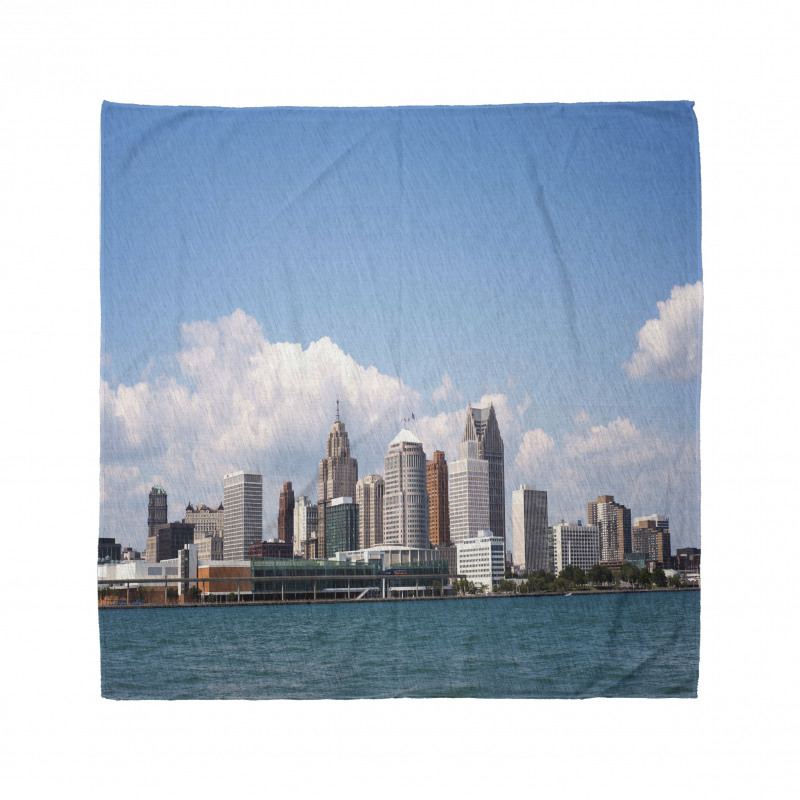 Downtown Detroit Skyline Bandana