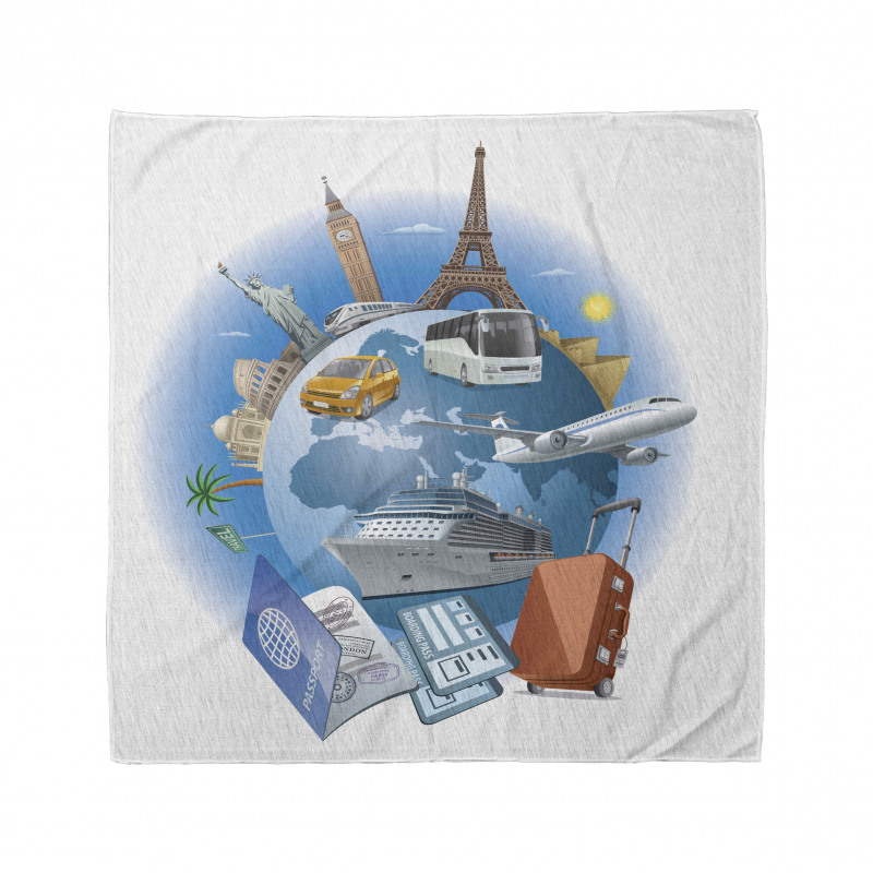 Business Travel Planet Earth Bandana