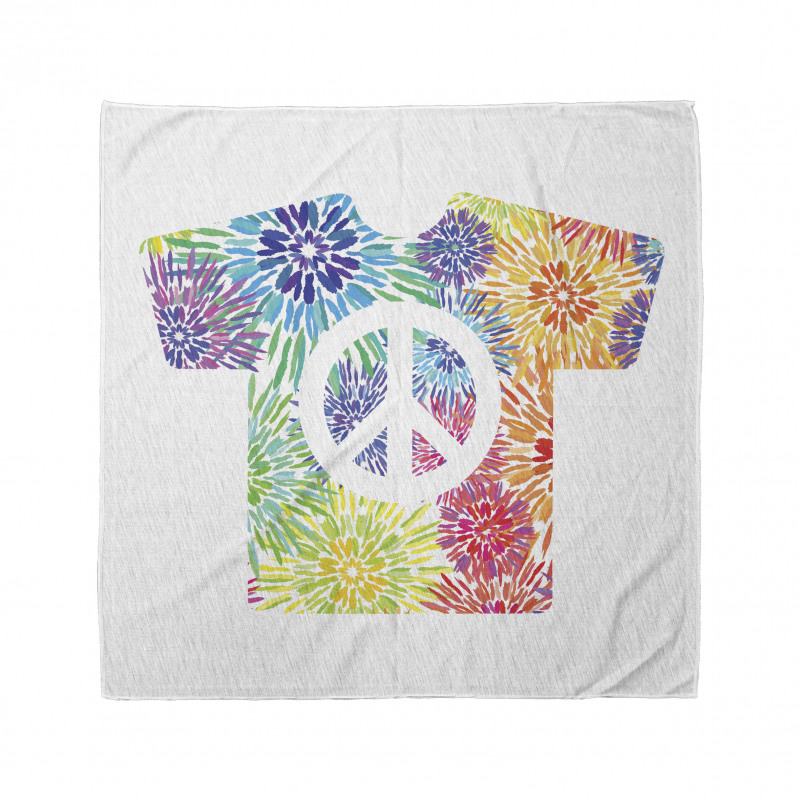 T-Shirt Design Hippie Style Bandana