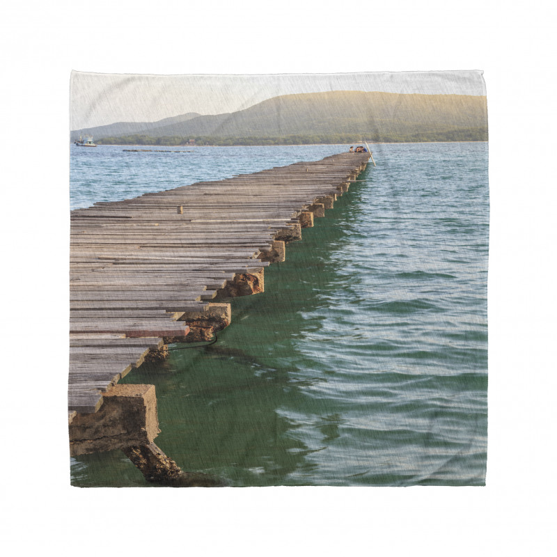 Wood Bridge Pier Sea Bandana