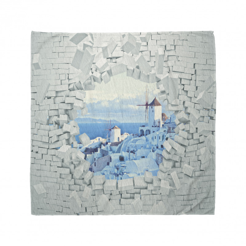 Breaking Wall Santorini Bandana