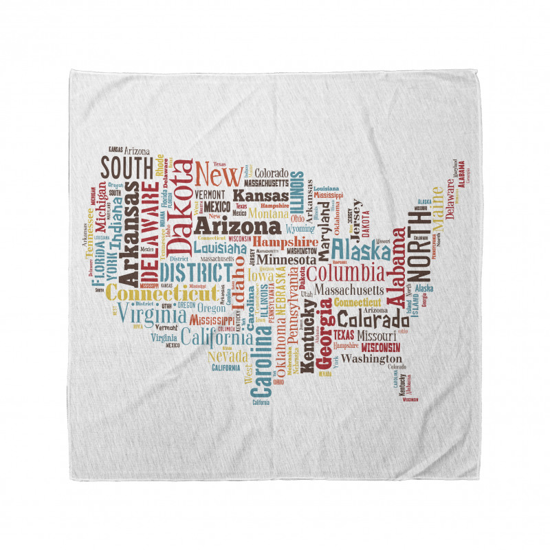 Map Cities Towns Names Bandana