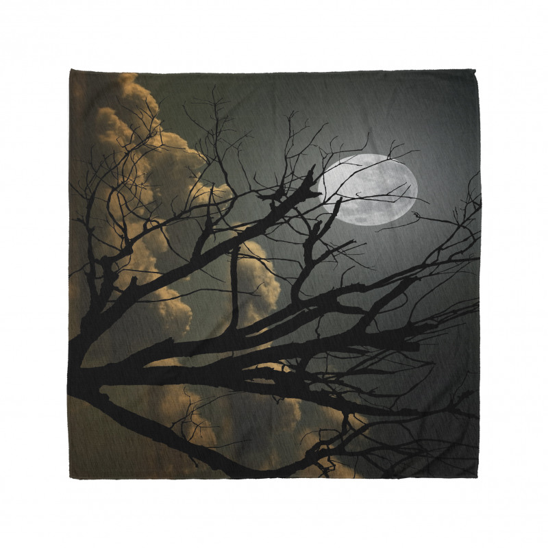 Bare Branches and Full Moon Bandana