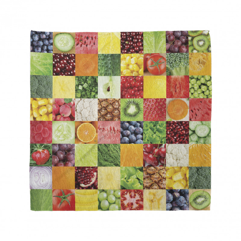 Healthy Fresh Food Squares Bandana