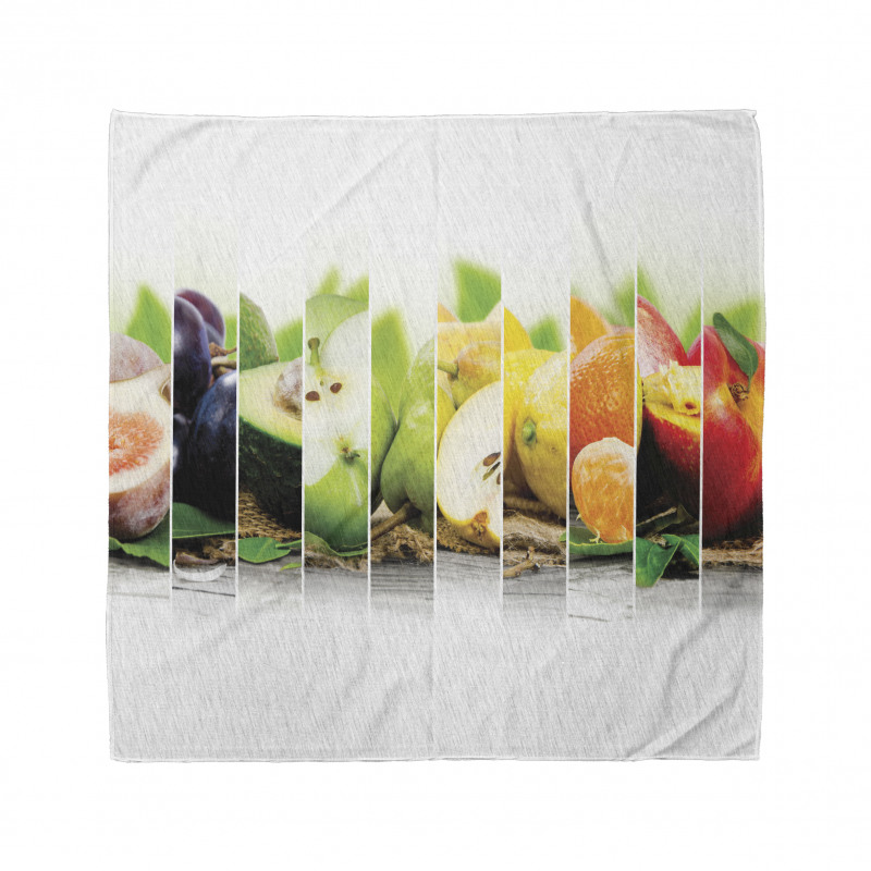 Colorful Juicy Fresh Fruits Bandana