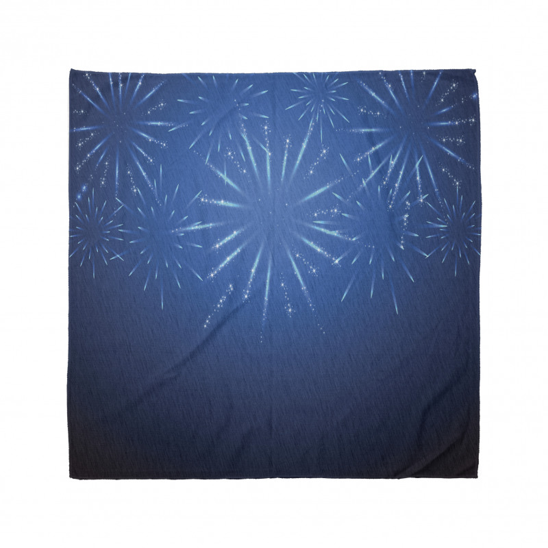 Celebration Elements on Blue Bandana