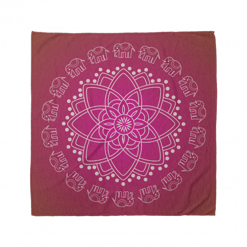 Ombre Elephant Ring Flower Bandana