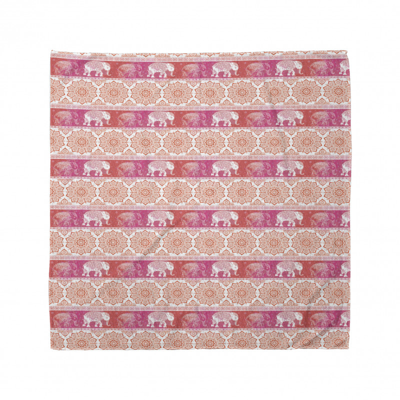 Girlish Elephant and Flower Bandana