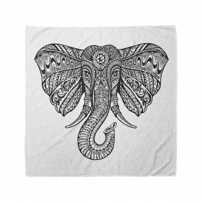 Graceful Elephant Design Bandana