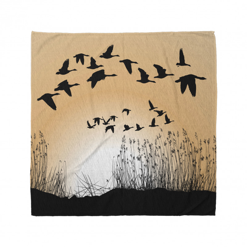 Reeds Silhouettes in the Sky Bandana