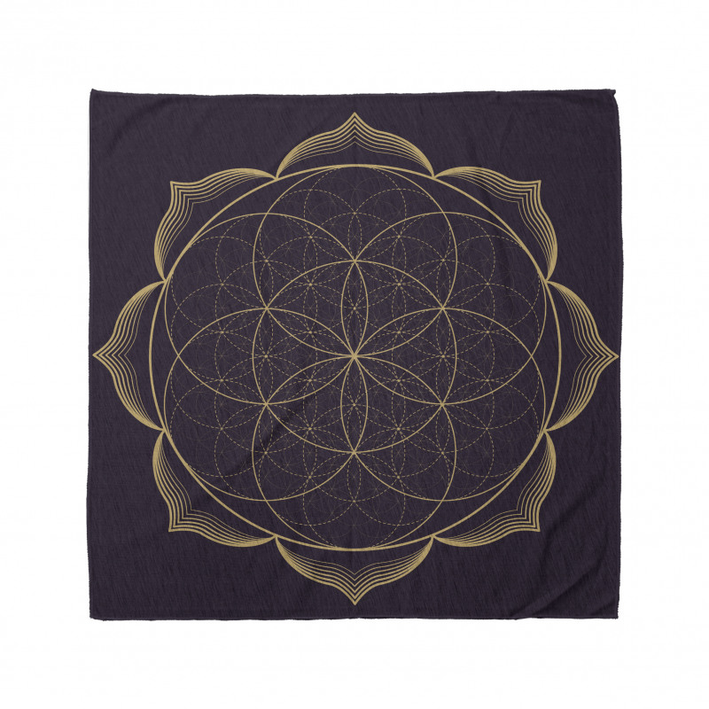 Geometry Art Flower Bandana