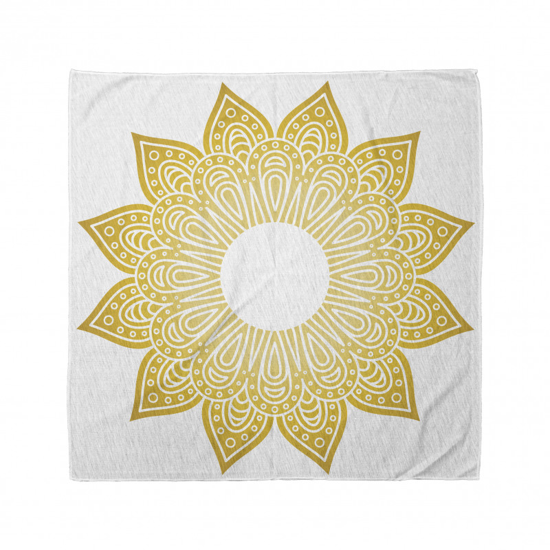 Circle Sun Looking Floral Bandana