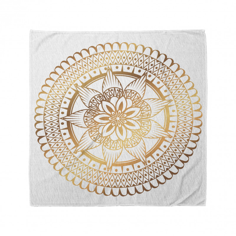 Circular Floral Art Therapy Bandana