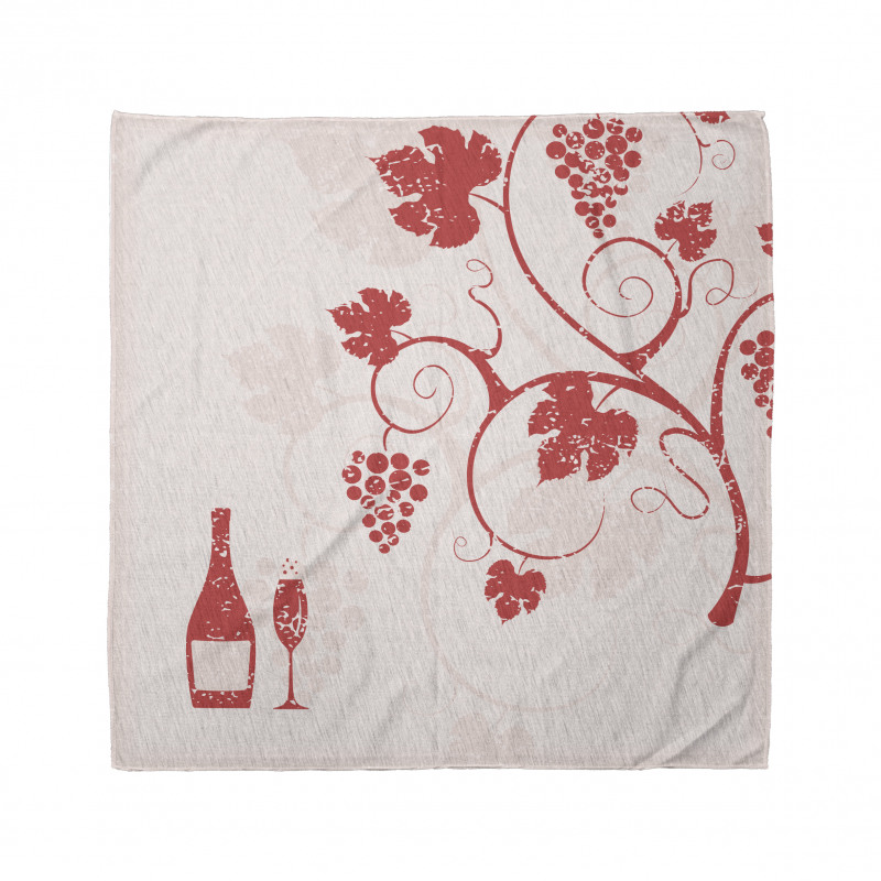 Winery and Fruits on Tree Bandana