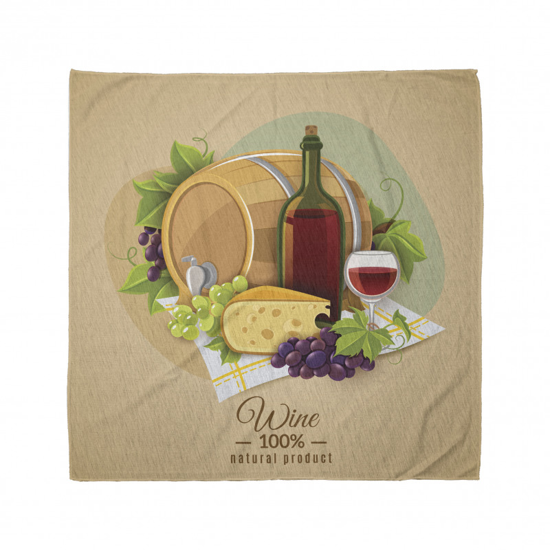 Wine Natural Product Picnic Bandana