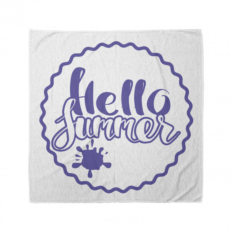 Hello Summer Season Circle Bandana