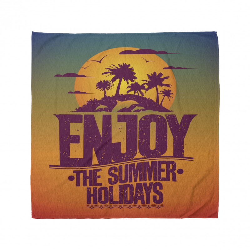 Tropical Island Enjoy Summer Bandana