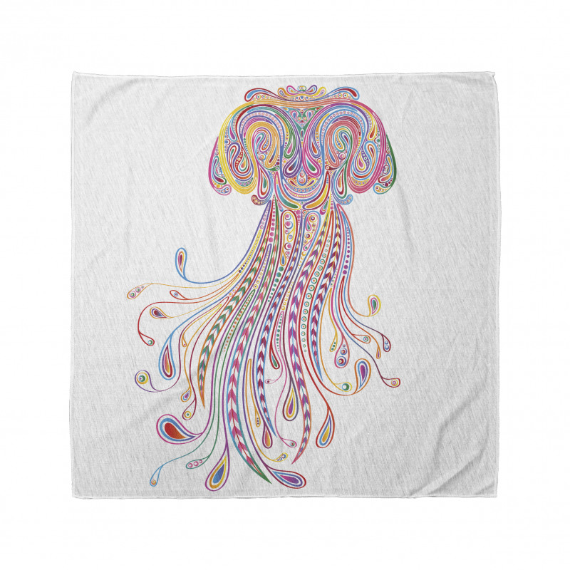 Doodle Abstract Colorful Bandana