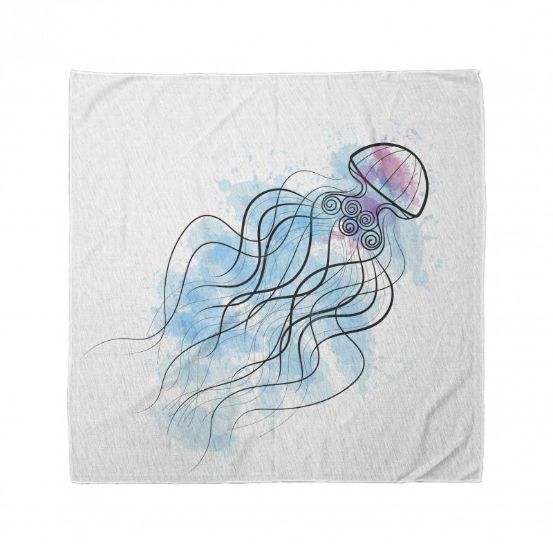 Outline Curly Tentacles Bandana