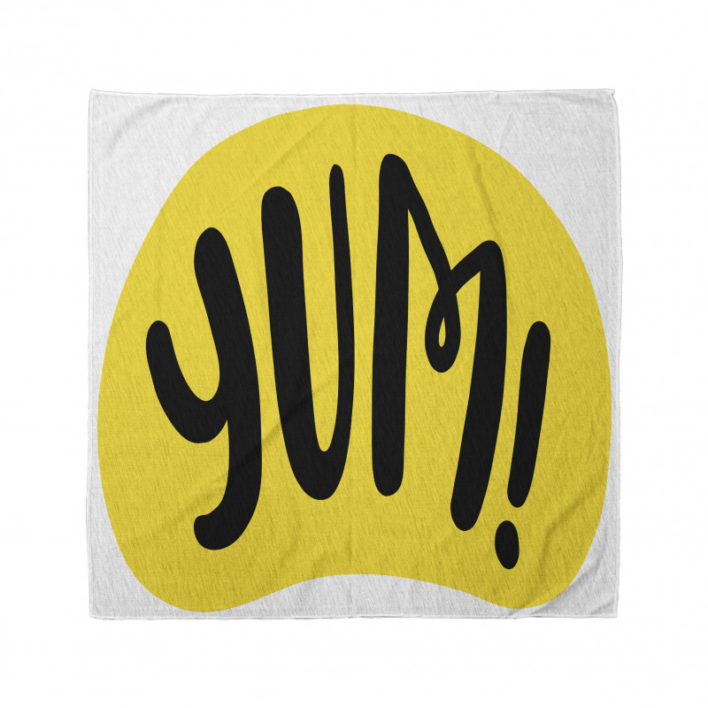 Lettering in Funny Text Font Bandana