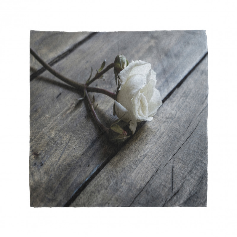 Romantic Flower Rustic Table Bandana