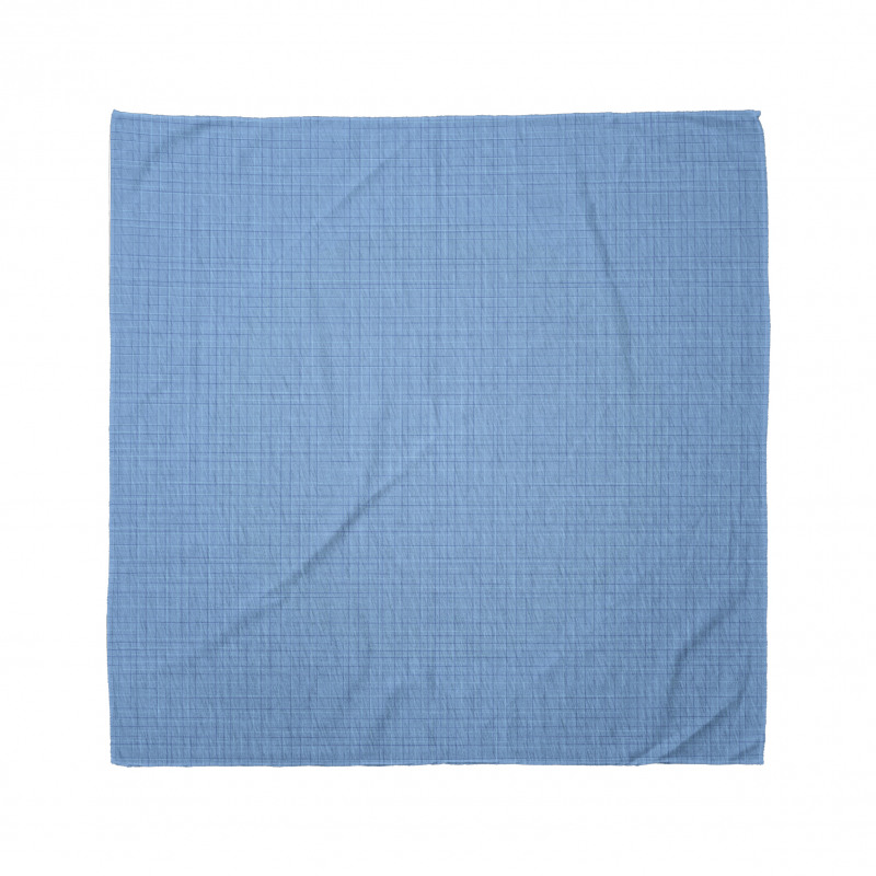 Lines and Strips Blue Abstract Bandana