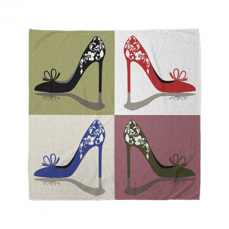 Floral Ornamental Shoes Bandana