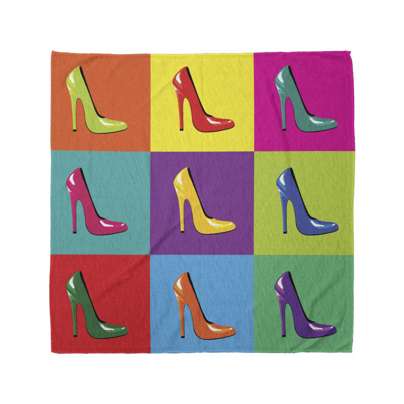 Colorful Shoes Pop Art Bandana