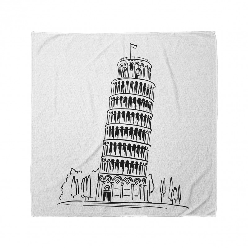 Landmark Piza Tower Europe Bandana