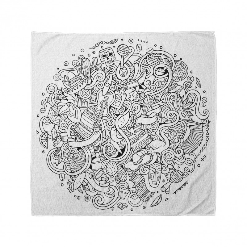 Latin American Culture Art Bandana