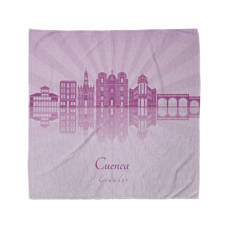 Cuenca City Skyline Travel Bandana