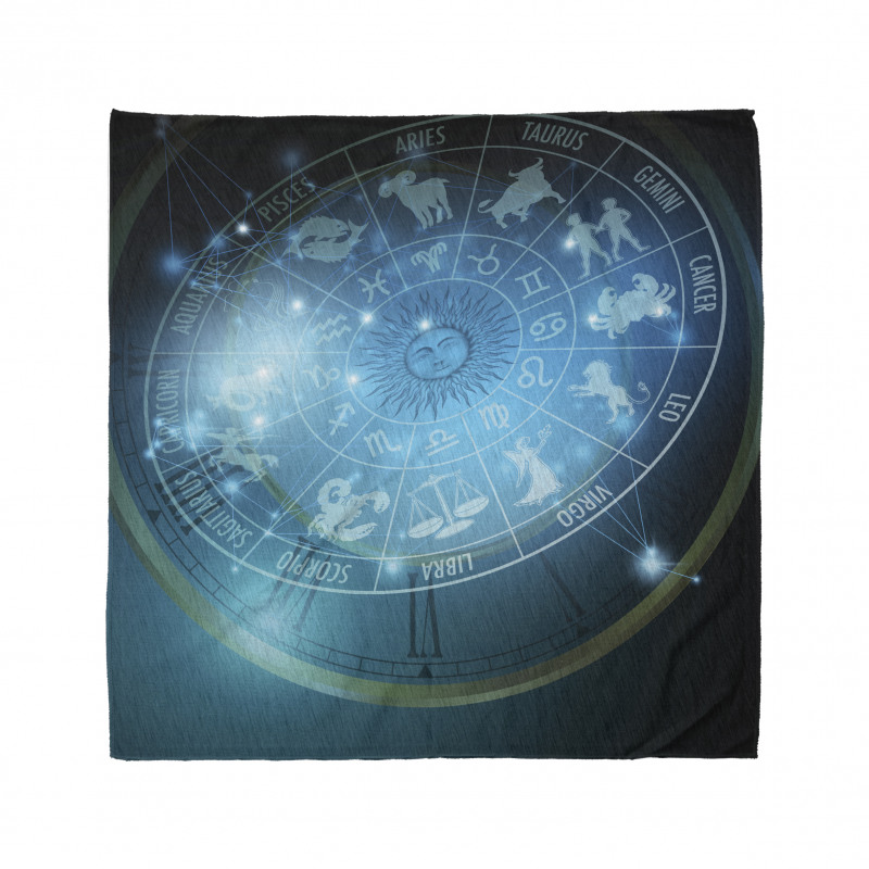 Horoscope Wheel Astrology Bandana