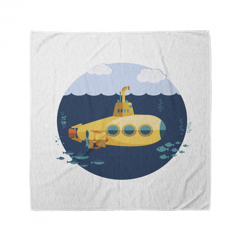 Nautical Wave Fish Bubble Bandana