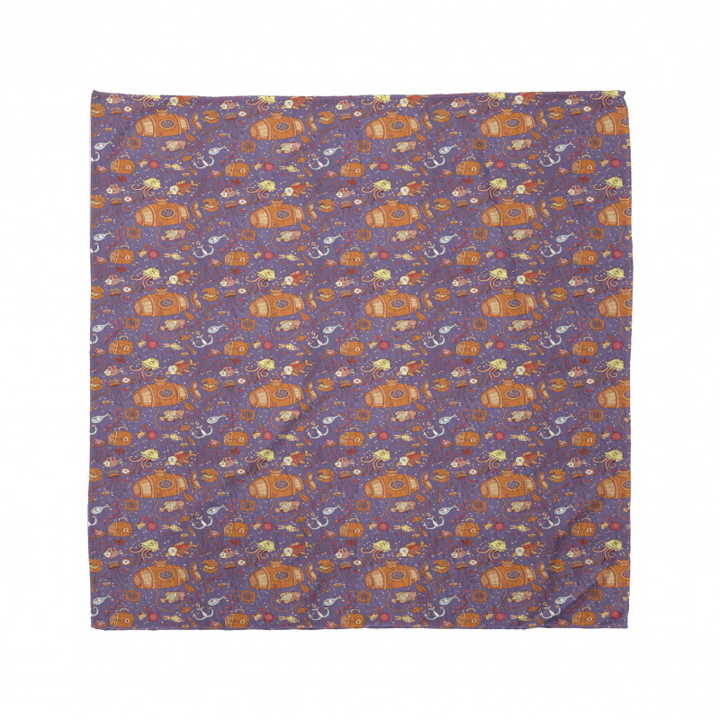 Abstract Colorful Marine Bandana