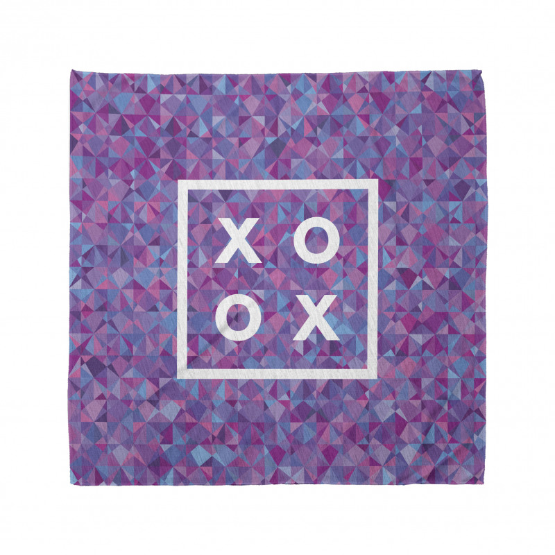 Polygonal Mosaic Romance Frame Bandana