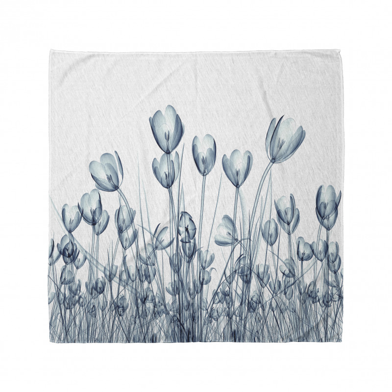 Crocus Flower Field in Xray Bandana