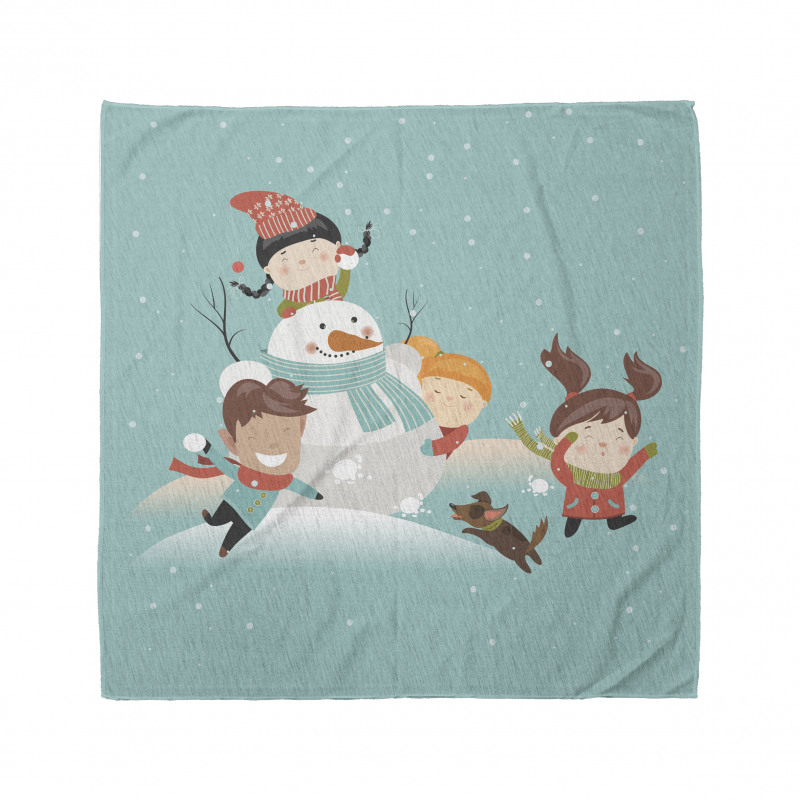 Cartoon of Kids Having Fun Bandana