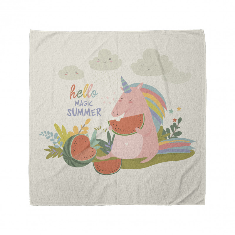 Summer Unicorn Watermelon Bandana