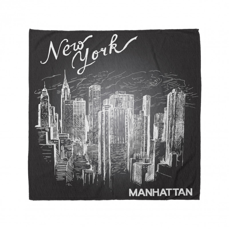 New York Manhattan Skyscrapers Bandana