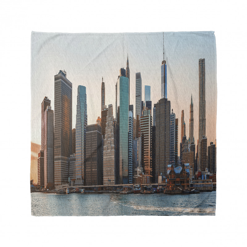 Manhattan New York Skyline Dusk Bandana