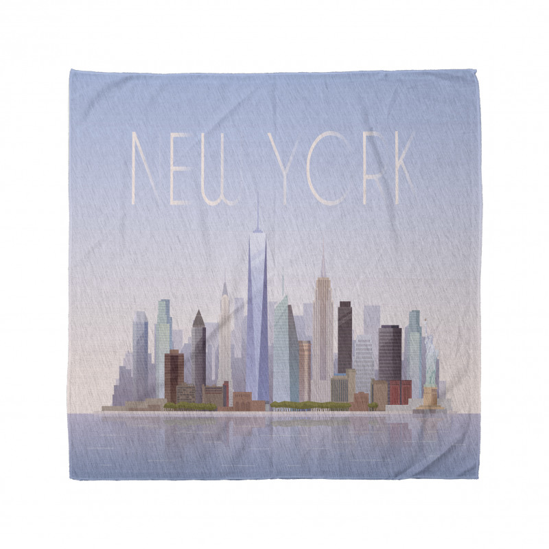 Pastel Tones Big Apple Skyline Bandana